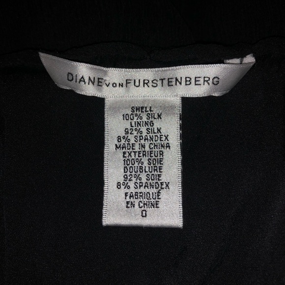 DVF ‘Fenobe’ silk chiffon blouse in black - Picture 10 of 11